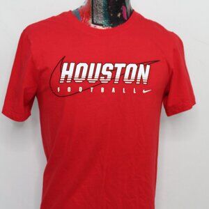 Houston Cougars Nike Tshirt Mens Small Red Football Short Sleeve